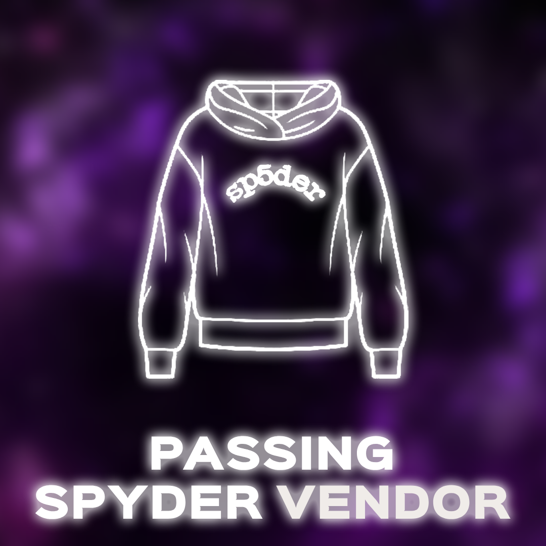 Passing Spyder Vendor